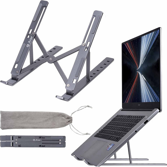 Soporte Ajustable de Aluminio para Laptop-Tablet